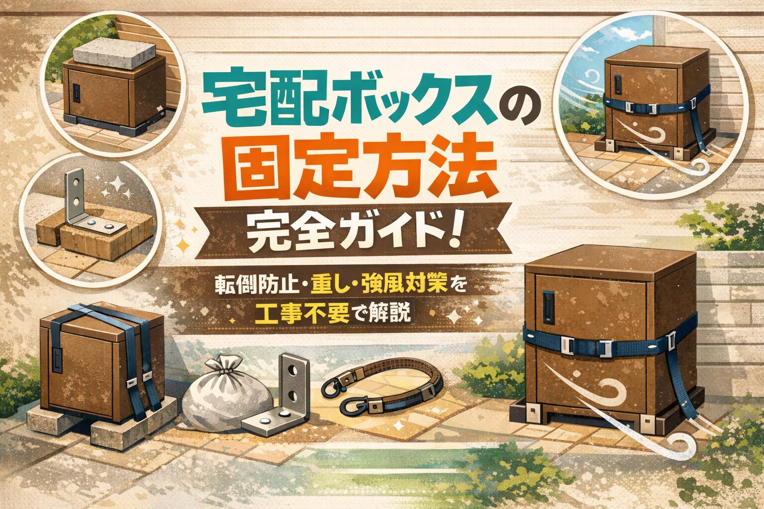 宅配ボックスの固定方法を完全ガイド